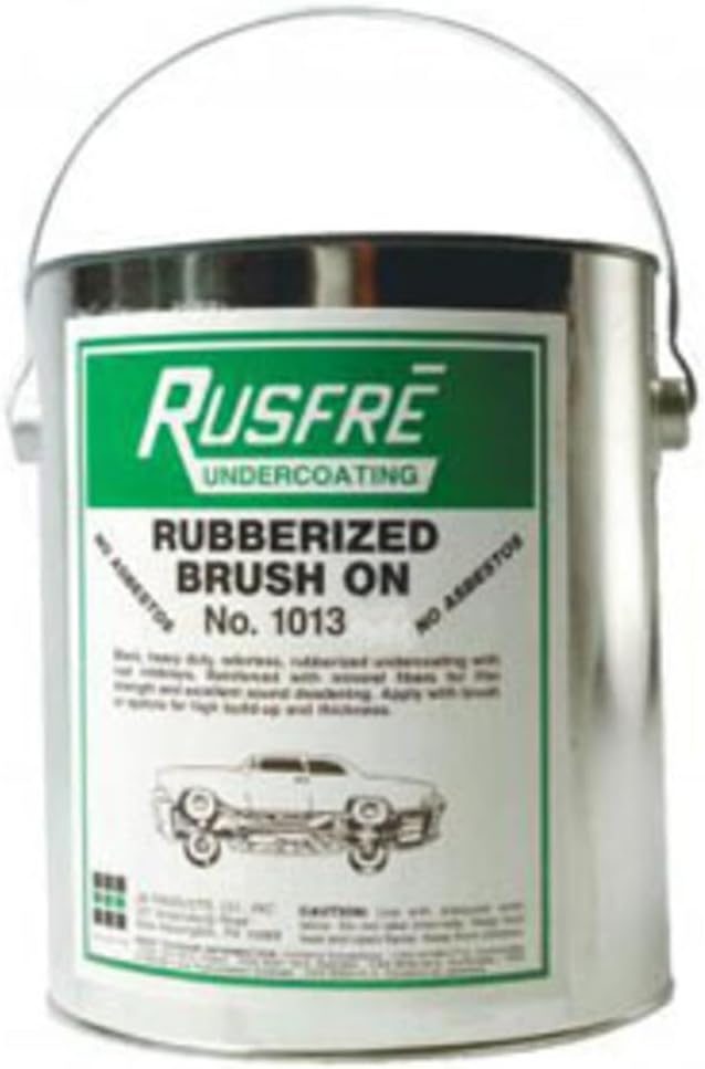 RUS-1013 Brush-on Rubberized Undercoating, 1-gallon, black