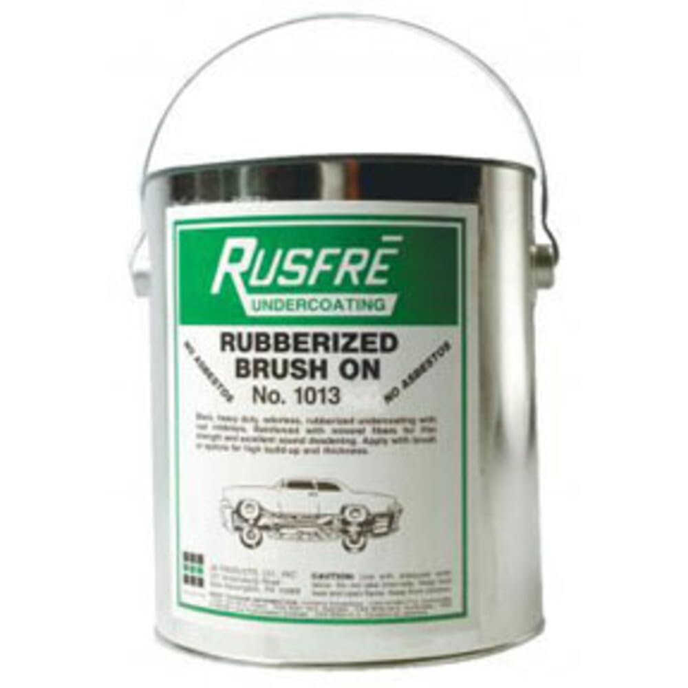 RUS-1013 Brush-on Rubberized Undercoating, 1-gallon, black