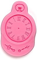 Vista 3 de Playing Mold Moldes de silicona para reloj de bricolaje para tartas, fondant, galletas, jabón, pudín de azúcar, chocolate, caramelos duros
