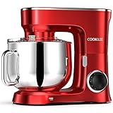 COOKLEE Stand Mixer, 9.5 Qt. 660W 10-Speed Electric Kitchen Mixer with Dishwasher-Safe Dough Hooks,...
