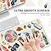 TIRANVERA Desk Cover Mat, Large Cute Mouse Pad, Desk Pad Mat Decor for Office Game Home 31.5 X 15.7 Inch (Watercolor Stickers)