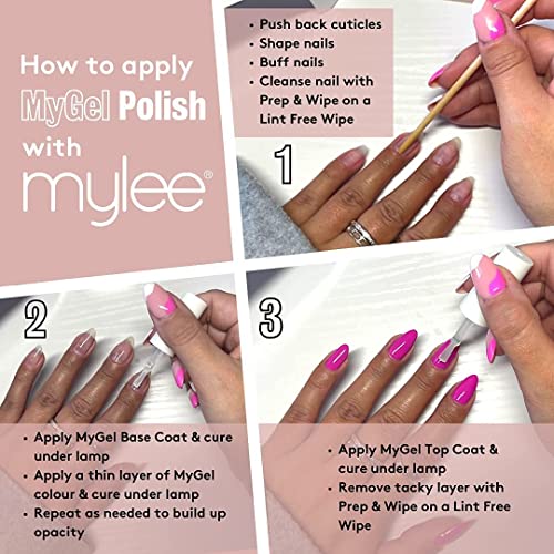 MyGel Nagellack von MYLEE Winter Wonderland Duo Kit 2x10ml UV/LED Nail Art Maniküre Pediküre für den professionellen… – Bild 6