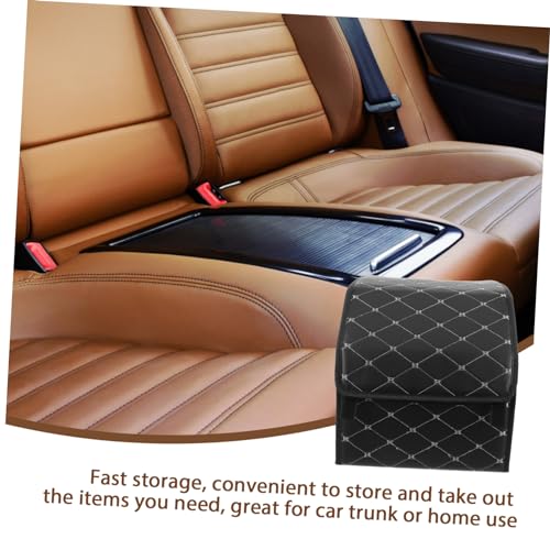 Boîte rangement SUV pliable compacte avec compartiments stables