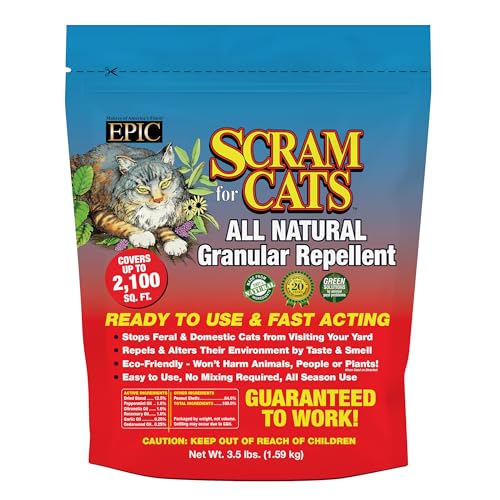 EPIC REPELLENTS 15003 Cat Scram All Natural, Animal, People and Pet