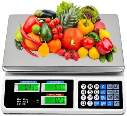 Electronic Price Computing Scale, 66 LB Digital Deli Weight Scales, LED - View #13