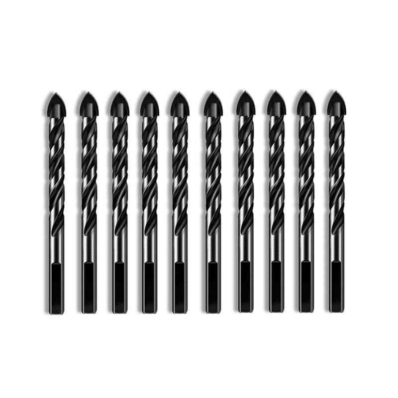 Printer Part for 10pcs 6mm Masonry Drill Bit,Drill with Tip Set for Brick,Stone, Concrete