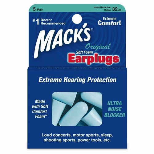 Mack's Original - Tapones para los oídos para natación, Color Verde