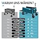 PORTAL Bollerwagen faltbar XXXL 300L größe Reifen 17x10cm mit Bremse Getränkehalter Seitentasche Faltwagen klappbarer Transportwagen für Alle Gelände Camping Strand Einkaufen