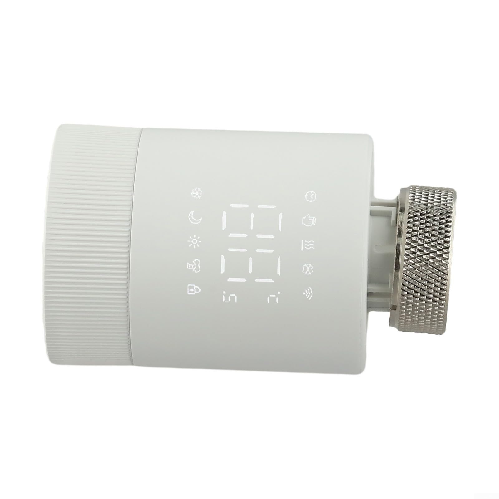 Vanne de radiateur thermostatique programmable WiFi intelligente pour Tuya, programme hebdomadaire de chauffage avec contrôle vocal et sécurité enfant