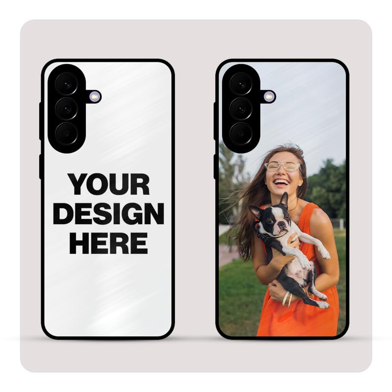 Image of Personalized Back Cover for Galaxy A57 | Custom Case with Name, Photo or Logo | PrintShield Hybrid with Soft TPU Grip & Scratch Protection
