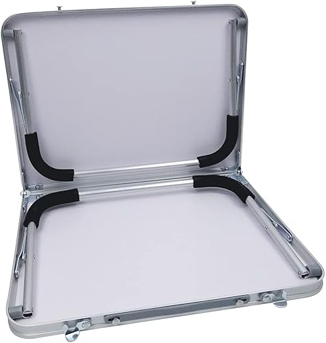 Miniatura 5 de Sivya Mesa plegable para laptop, bandeja para servir cama de desayuno, mini escritorio de picnic portátil (negro)