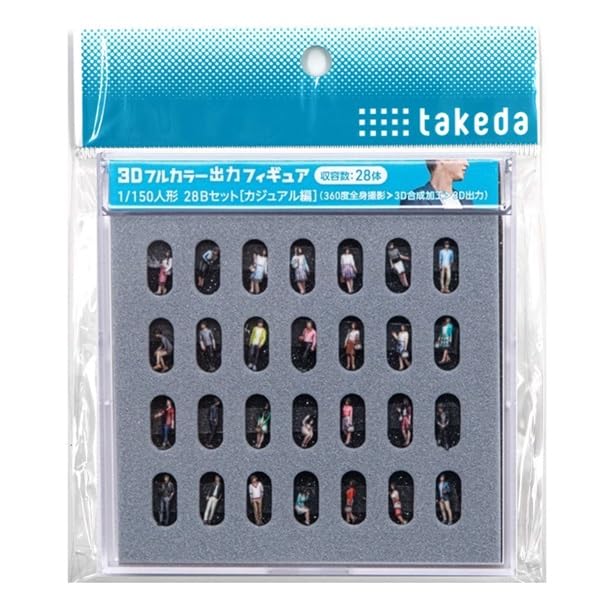 Amazon | takeda タケダ ジオラマ人形 3Dカラー リアル フィギュア 360