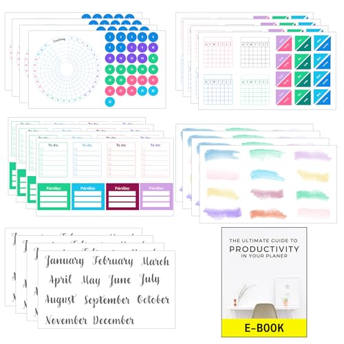Stickers pour planner et listes de choses à faire : organisez votre bureau avec style