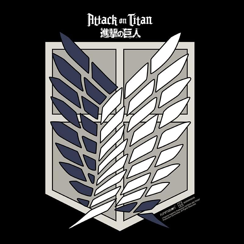 ABYSTYLE - ATTACK ON TITAN Tote Bag Scout Emblem, Black, 37 x 42 cm, Eco Tote Bag3