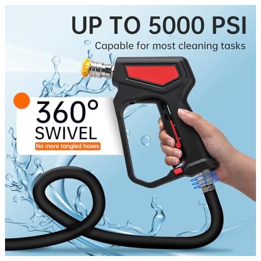 Heavy-Duty 5000 PSI Pressure Washer Gun