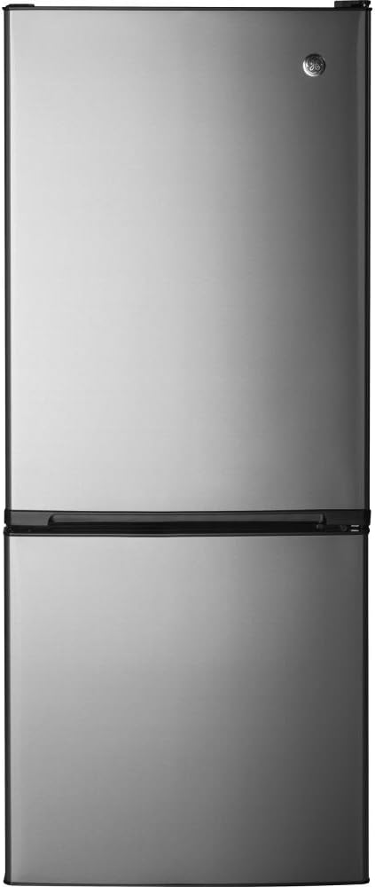 GE GBE10ESJSB 10.5 Cu. Ft. Stainless Steel Bottom Freezer Refrigerator - Energy Star
