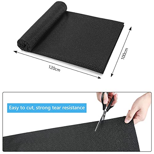 URAQT Universal Anti Rutsch Schmutzmatte, 100x90cm Kofferraumwanne, Zuschneidbar und Nahtlos Wasserdicht ​Antirutschmatte Auto rutschfeste Schutzmatte für Kofferraum Teppich Küche Schublade