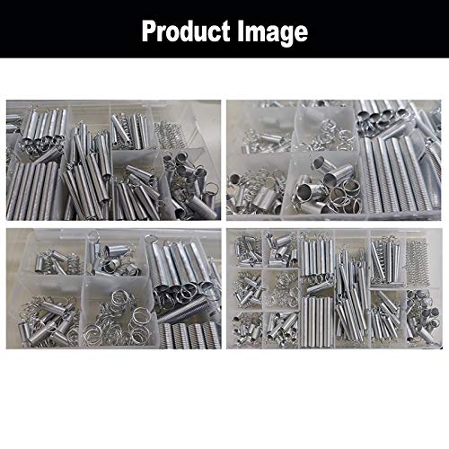Nortools 200 Pcs Zinc Plated Compression And Tension Spring Assortment Set For Shop And Home Repairs Small Projects #TOP3