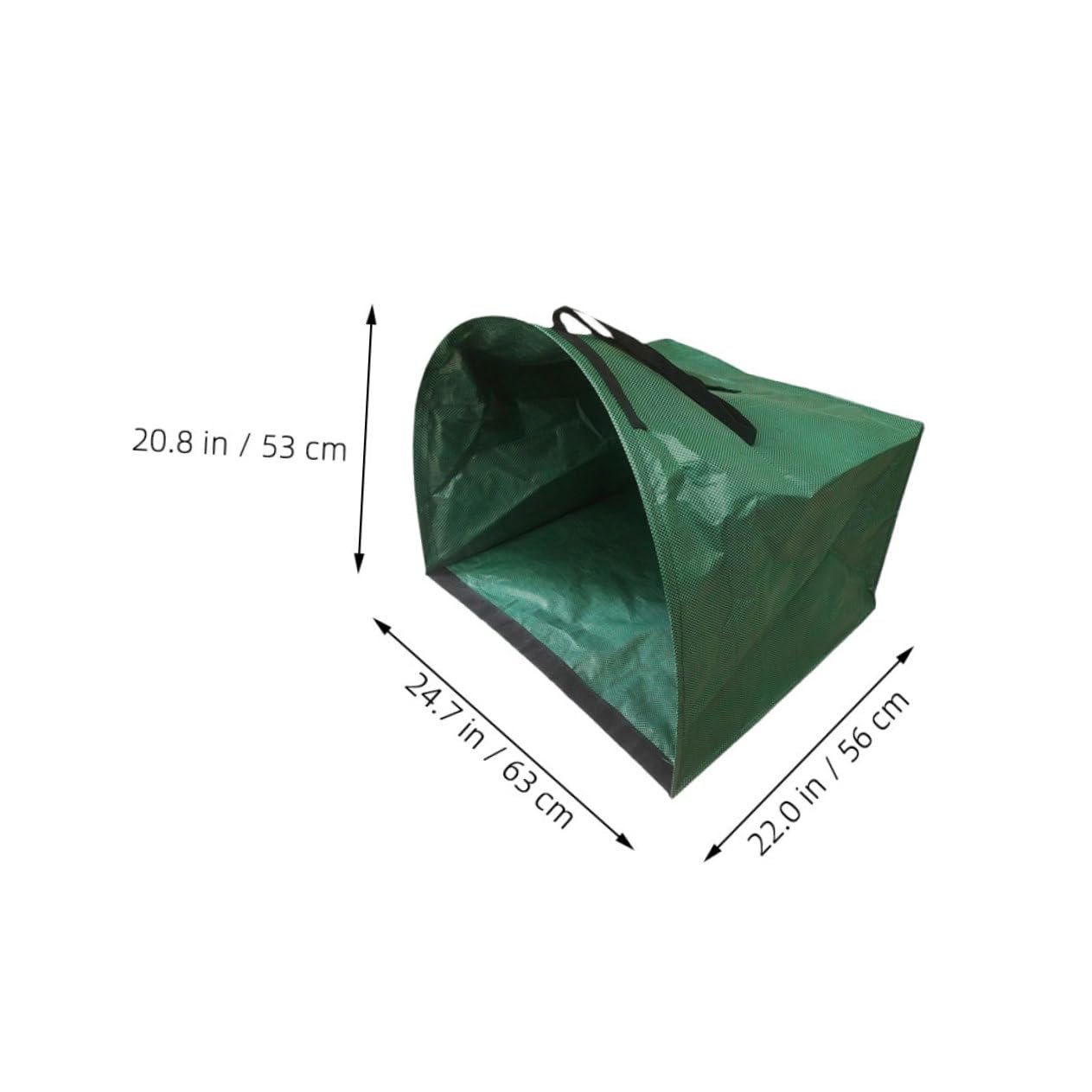 Homoyoyo Faltbarer Gartensack mit Großer Kapazität Robustes Material Verstärkte Griffe für Einfache Handhabung Platzsparend Zusammenklappbar für Gartenabfälle Laub und Unkraut Langlebiger
