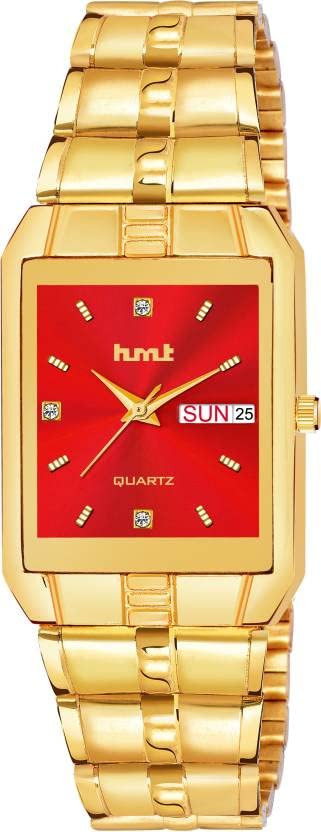 SC STUFFY CLUB Day and Date Gold Plated Unique RED DIAL Analog Watch - for Men (B0BKKFKSND) Amazon Price History, Amazon Price Tracker