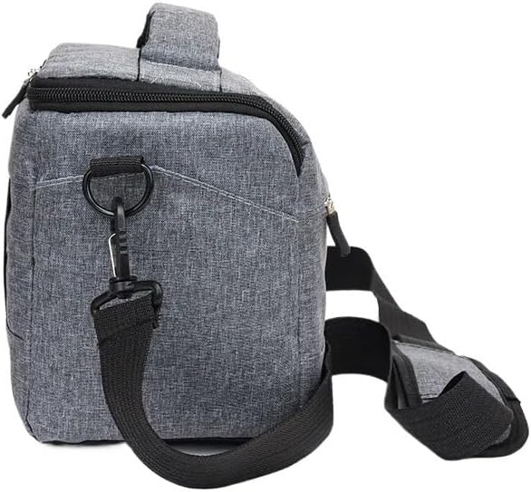 Compatible for Sony Compatible for Nikon DSLR Camera Bag Nylon Shoulder Case Portable SLR Bag(Small Black)