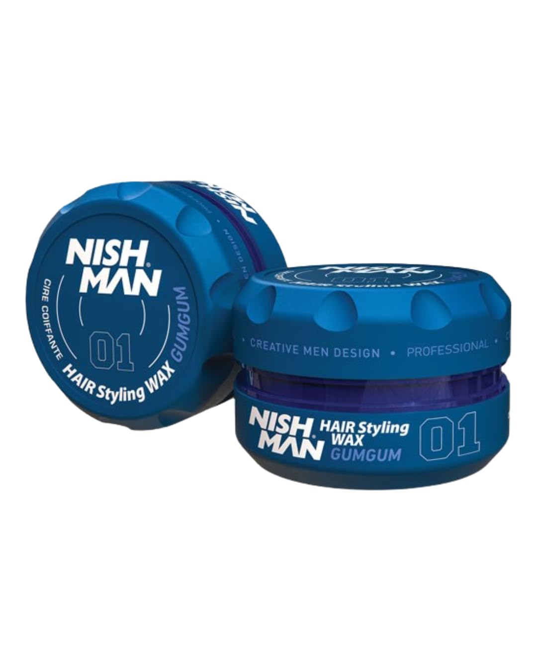 Nishman Hair Styling GumGum Wax For Men | Long Lasting & Shining Hair - 100ml-image-6