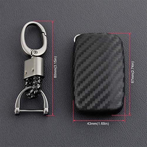 image for M.JVisun Soft Silicone Rubber Carbon Fiber Texture Cover Protector for