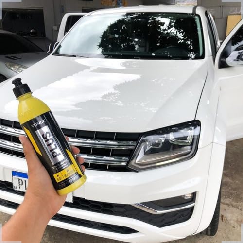 Cera Carnaúba Plus Vonixx 500ml Cera Liquida Automotiva + Aplicador de Produto