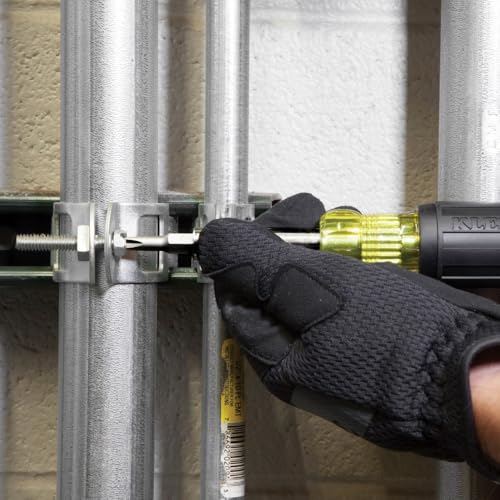 Klein Tools 32557 Multi-Bit Screwdriver/Nut Driver, Heavy Duty 10-in-1 with Interchangeable Shafts and Ph, Sl, Sq, Hex Bits and Nut Drivers by KLEIN TOOLS - Image 5