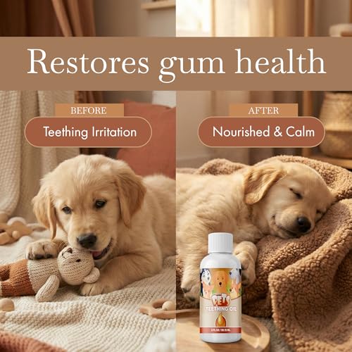 Image of Punkin Butt for Pets Puppy Teething Oil to Stop Chewing and Relieve Discomfort | All Natural, Organic, Safe for Dogs, Chemical-Free (1 oz)