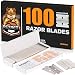 Single Edge Industrial Razor Blades By REXBETI, Box of 100