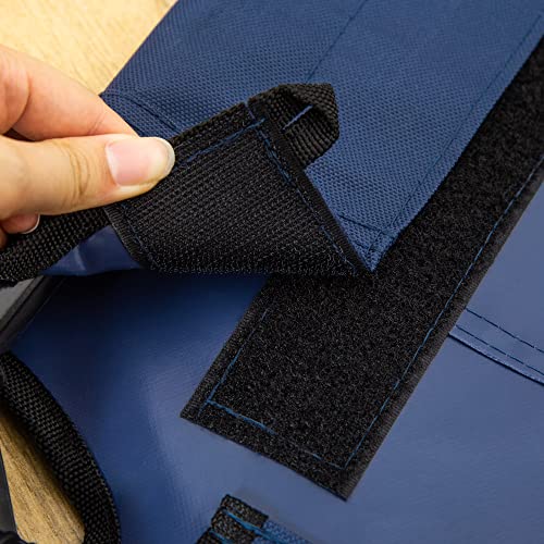 PawHut Hundeliege Outdoor, Erhöhtes Hundebett für Grosse Hunde, Kühlende Haustierliege Katzenbett mit Waschbares Mesh Metallrahmen für Garten Camping, 92 x 76 x 18 cm, Blau