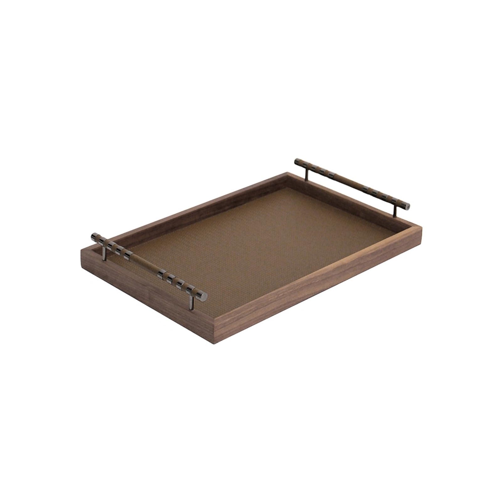 Lar - Bandeja para servir con asas, perfecta para desayunar en la cama, cena, decoración de mesa de café, ideal para sala de estar, dormitorio, entrada y cocina