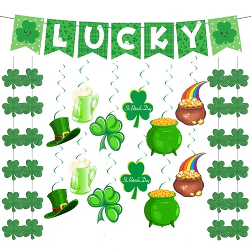 St Patricks Day Decorations Kit, 29Pcs St....