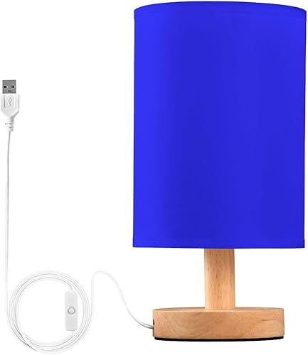 Miniatura 1 de GuoChe Table Lamp Small Lamp Aesthetic Blue Lamp for Kids Room Hurricane lmpara de mesa de