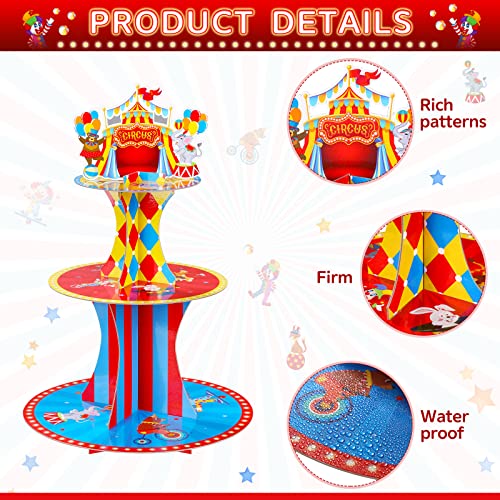Plateau à gâteaux tente de cirque pour une décoration de table festive