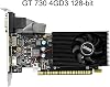 QTHREE GT 730 Graphics Card 4GB DDR3 128 Bits Dual HDMI VGA Low Profile Computer GPU Desktop Graphics Card for PC DirectX 11