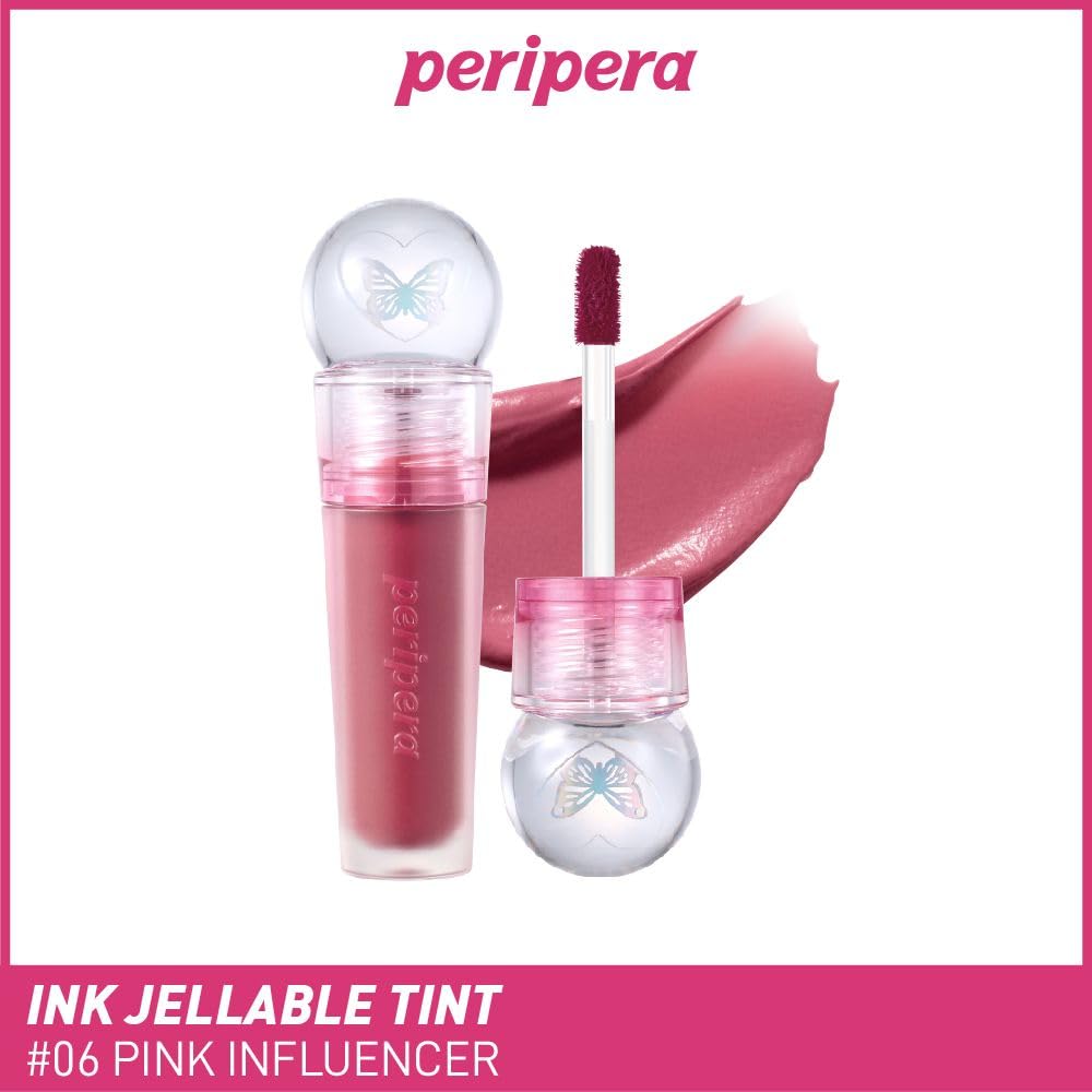 Peripera, Ağırlık Hissettirmeyen, Jel Dokulu Tint PERIPERA Ink Jellable Tint (06 Pink influencer)(Palace Ver)