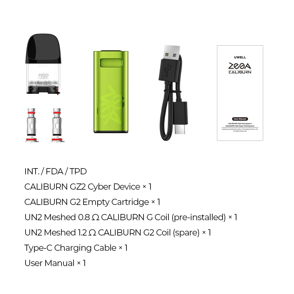 elf bar vape uk UWELL CALIBURN GZ2 CYBER POD KIT 2ML – Vape Pulse