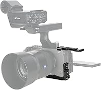 Vista 1 de NICEYRIG FX3 FX30 - Soporte de placa en forma de L para Sony, kit de jaula de montaje con soporte de extensión de zapata fría, placa base