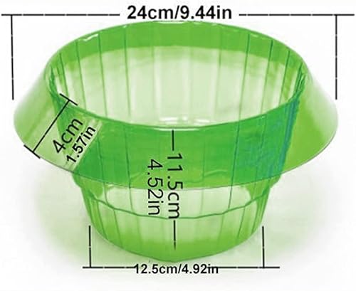 Miniatura 7 de TOPINCN 10Pcs Garden Cloches Flowers Covers Domes Vegetable Green Plant Cover Small Round Covering Protection Cover Plastic Circular