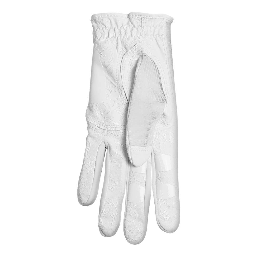 Surprizeshop Tan Through Women's Golf Glove (Left Hand), White - Image 2