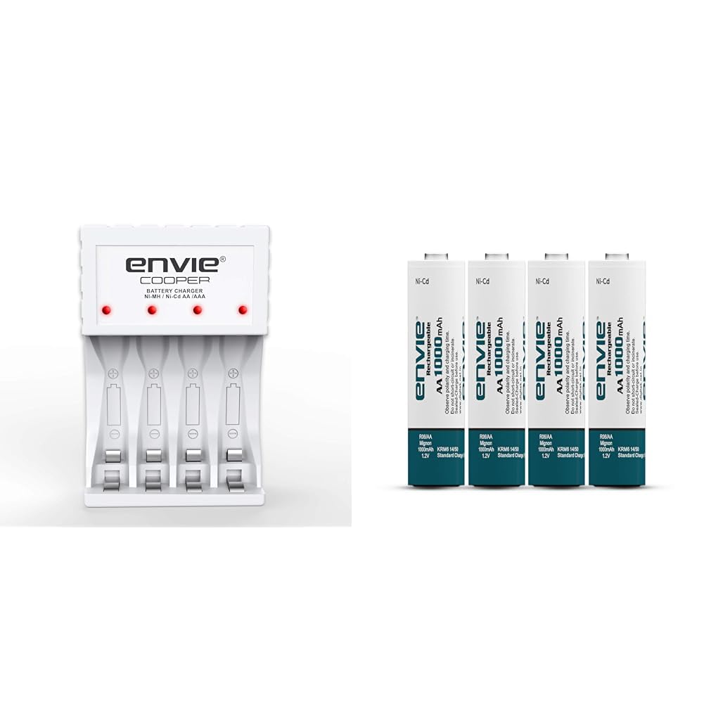 ENVIE® (ECR-20 MC) Infinite Cooper Rechargeable Battery Charger for AA & AAA Ni-MH/Ni-CD Batteries w-image-37