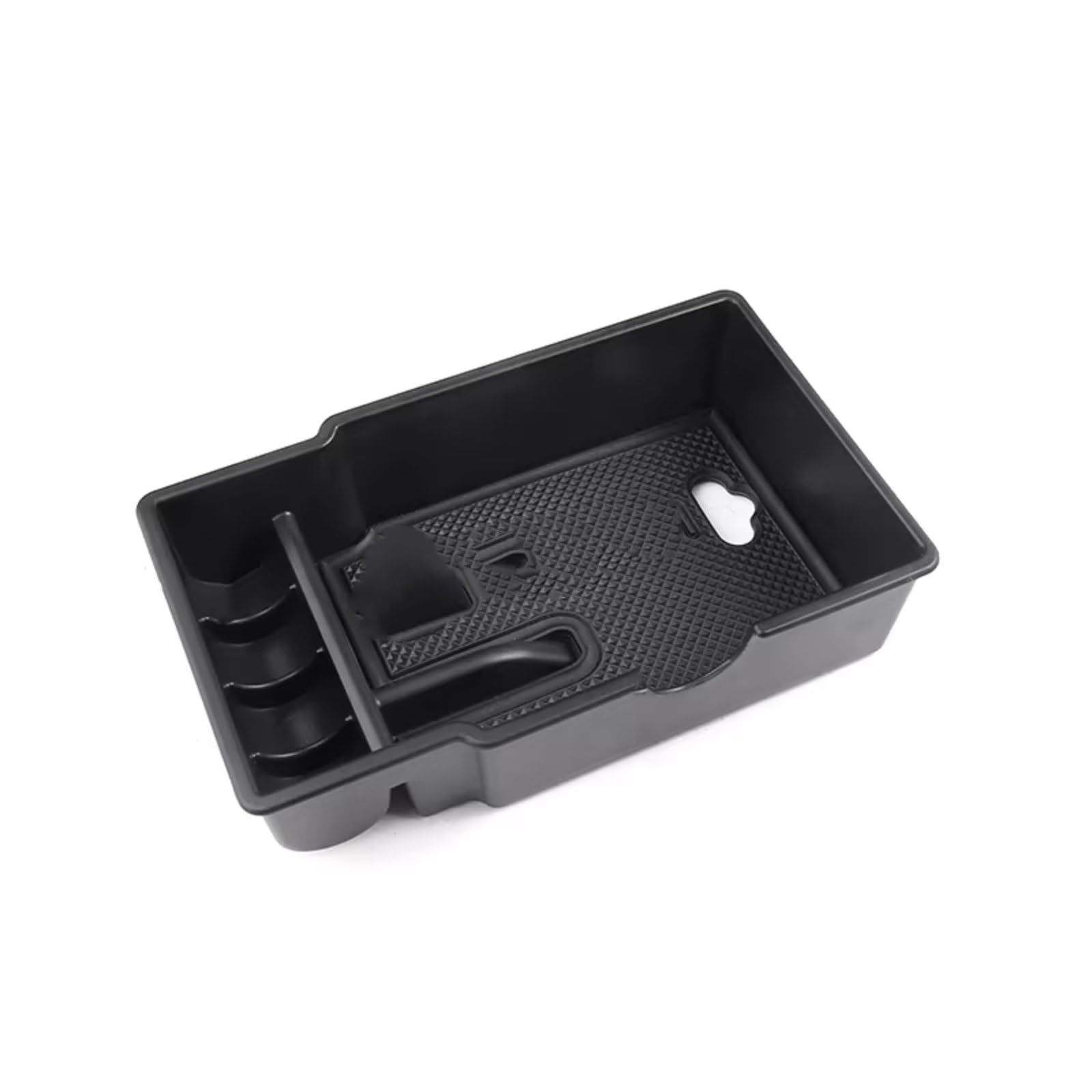 DSEQOPHH Armrest Insert Organiser Compatible With Jeep For Renegade 2015-2025 1 Pcs Car Central Armrest Box Storage Stowing Tidying Container Tray