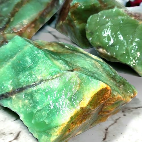 Aventurina verde natural Zed Premium Pltd de 250g en bruto para meditación y Reiki en casa 3