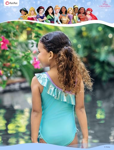 Image of Disney Stitch Frozen Marvel Minnie Mouse Girls Swimsuits Ruffle One Piece Bathing Suits UPF 50 Swimwear Quick Dry Size 2-13Y