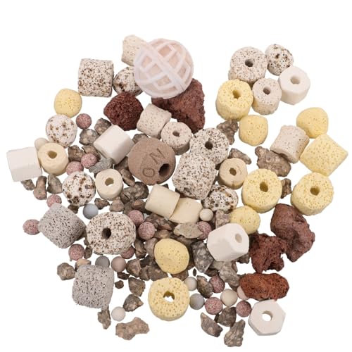 BESPORTBLE 1 水槽濾過材水質浄化 水槽フィルター 水フィルター 水族館 濾材 池フィルター ウォーターポンプ 魚 水槽用ろ材 水槽の付属品 セラミックフィルターリング セラ