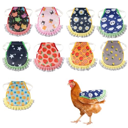 Selle de poulet pour stopper le picage et protéger le dos de vos poules de taille moyenne
