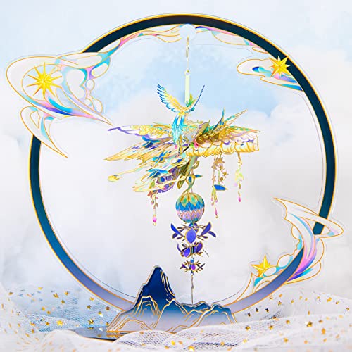 Mu Windbell D 3D Metal Puzzles Model Kits Building For Adult And Teeners, Steel Windchime Jigsaw Miniature Diy Sets, Dad Birthday Gift Brain Teaser Set #TOP5