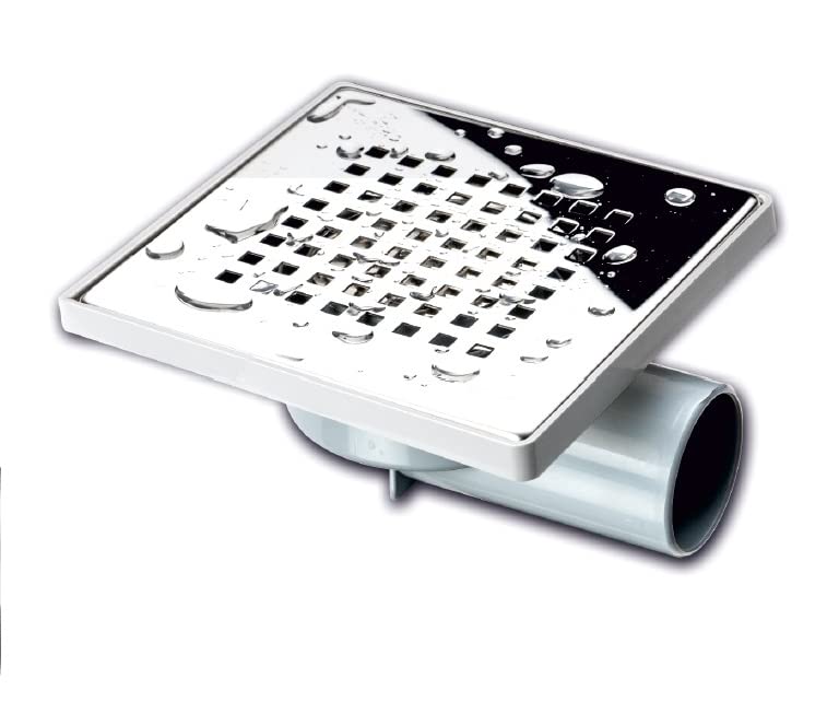 SOLOWEB Sumidero Con Rejilla Y Cerco Inox 15X15 Updrain